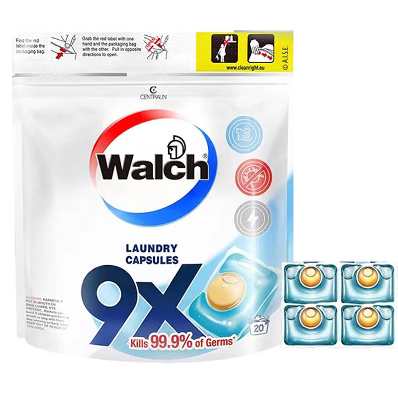 威露士9X除菌洗衣凝珠除螨洗衣液 袋装20粒装