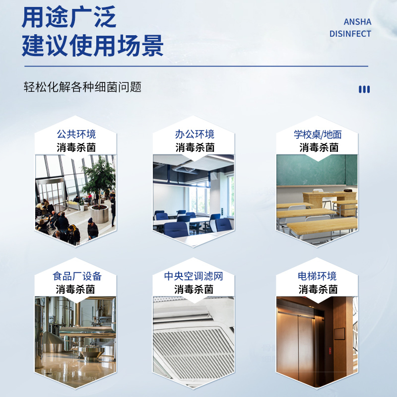 安鲨双链复合季铵盐消毒液大桶家用空气物表地面消毒水高浓缩无腐蚀性 25L/桶[可稀释约12500L消毒液]