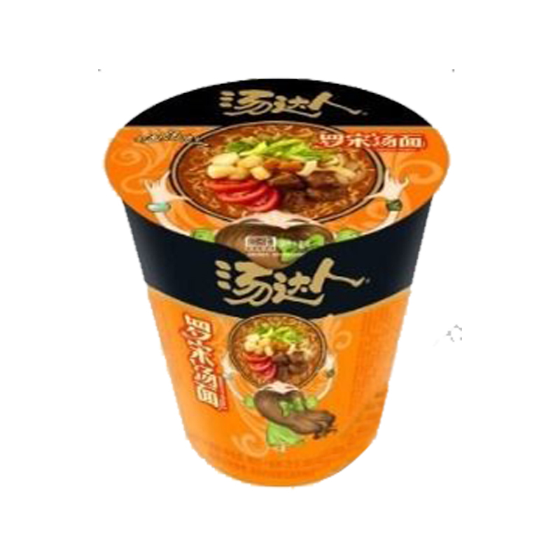 汤达人 方便面 泡面 桶面 速食杯面 (罗宋汤面) 1件×12桶/箱