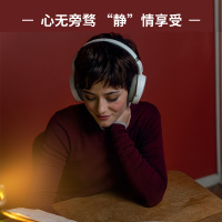 森海塞尔(Sennheiser)HD 450BT 头戴式无线蓝牙降噪耳机 白色