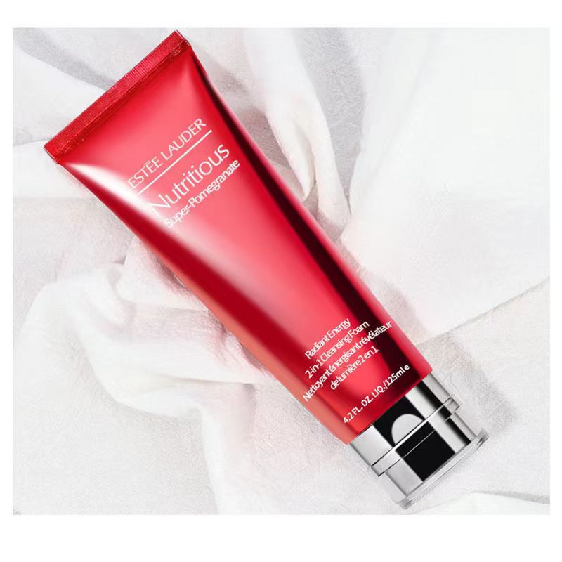 雅诗兰黛EL鲜活亮采红石榴二合一洁面乳125ml/支 H0159高清大图