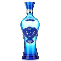 洋河(YangHe)蓝色经典海之蓝 52度375ml单瓶装浓香型白酒(新老包装随机发货)