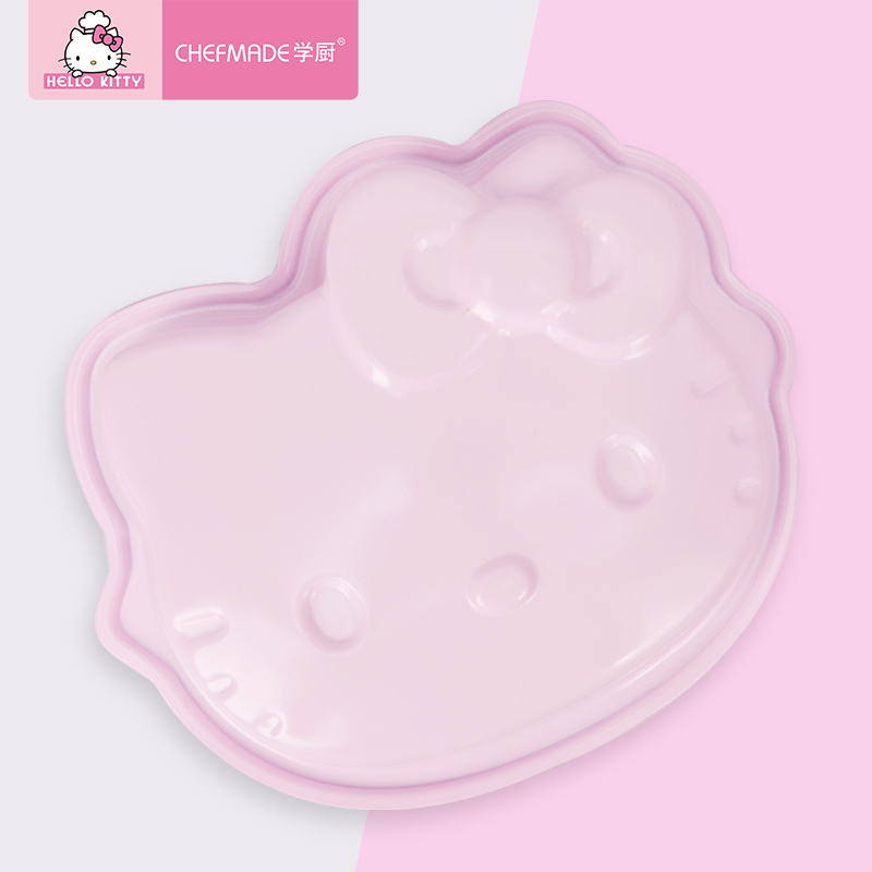 学厨HELLO KITTY(正版授权) 烘焙模具 8寸慕斯模具凯蒂猫猫头 厨房工具KT7028