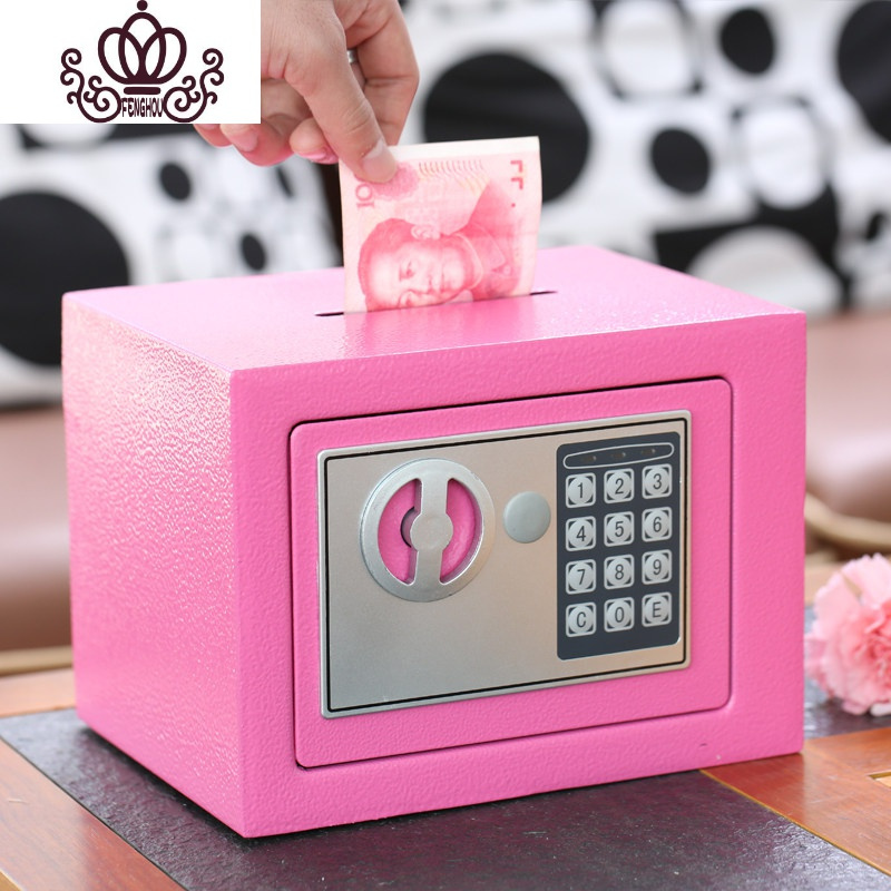 封后智能储钱密码箱保险柜储蓄儿童巨型存钱罐大人用家用网红创意抖音
