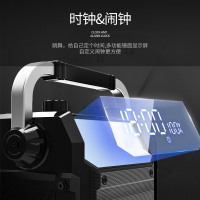 AMOI/夏新Q5户外蓝牙音箱广场舞音响手提重低音炮便携式播放器迷你无线话筒K歌教学扩音移动时钟插卡充电收音旗舰话筒版红