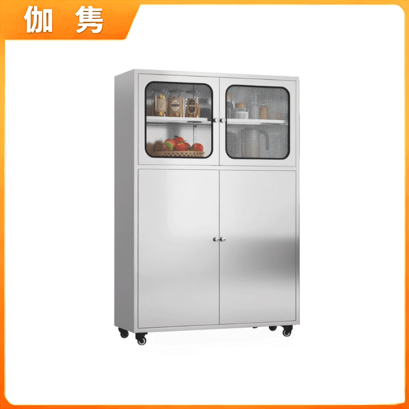 伽隽 不锈钢柜 304(1200宽不锈钢门款) 个高清大图