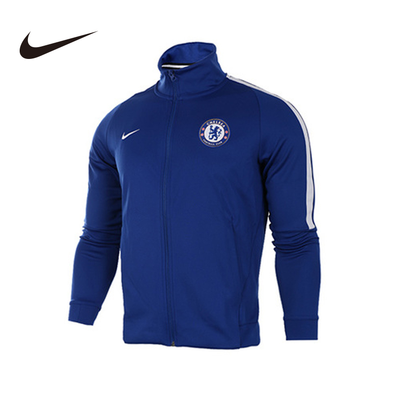 Nike耐克男上衣切尔西立领夹克足球训练外套905478-417