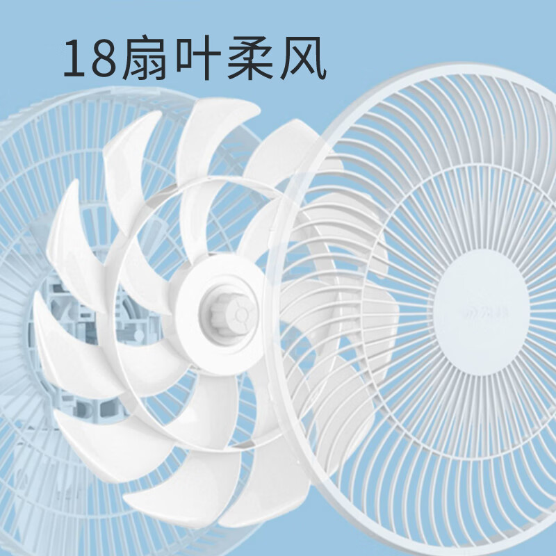 先锋18叶电风扇FS30-23A落地扇大风力台立式宿舍定时小型省电高清大图