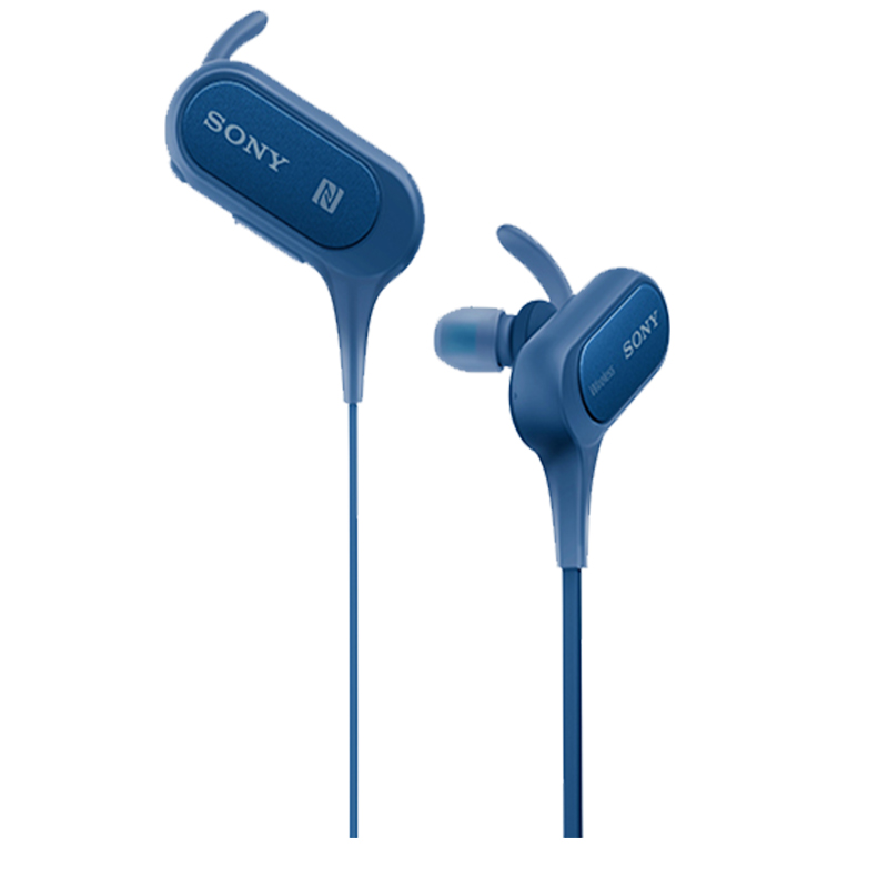 Sony/索尼 重低音无线蓝牙入耳式防水手线线控运动耳机 MDR-XB50BS(蓝色)