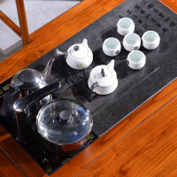 卓澳(ZHUOAO)榆木功夫茶桌家用中式实木茶桌椅组合中式茶台一桌五椅