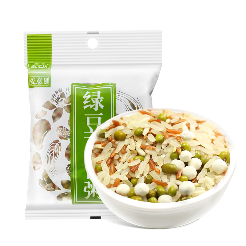 燕之坊绿豆百合粥五谷杂粮绿豆营养粥早餐粥1.05kg小包装
