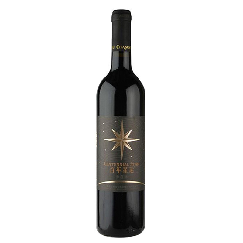 张裕(CHANGYU) 百年星运赤霞珠干红葡萄酒 红酒 750ml*6 整箱装