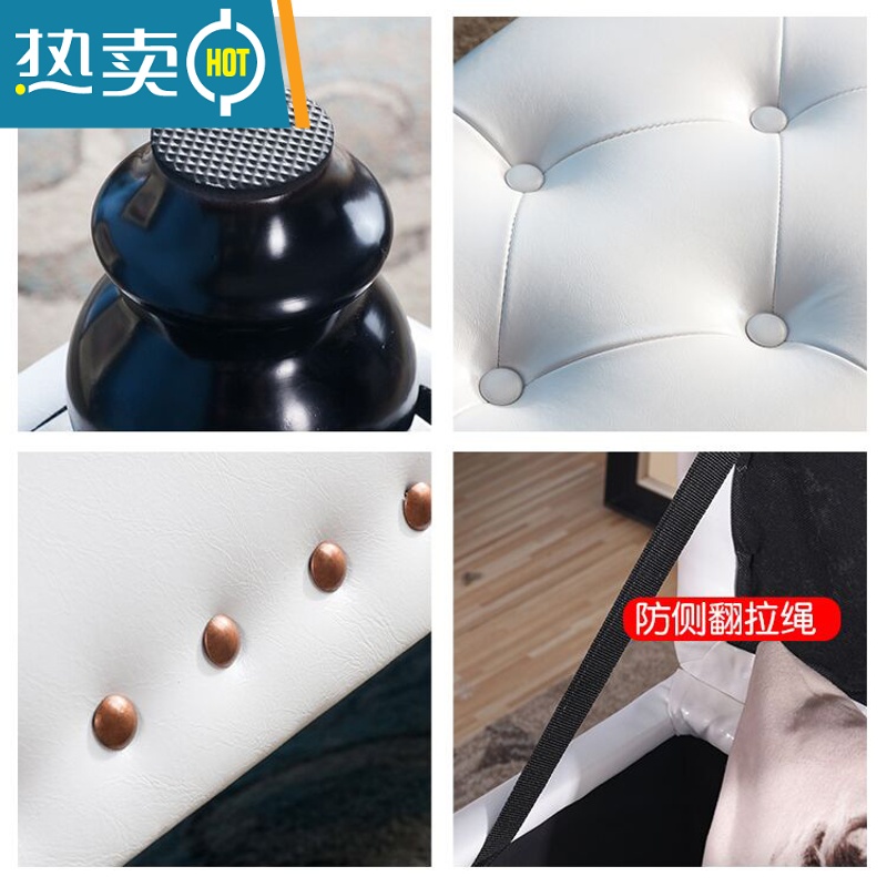 敬平换鞋凳服装店休息凳可储物沙发凳门口鞋柜收纳箱长条床尾试衣间凳高清大图