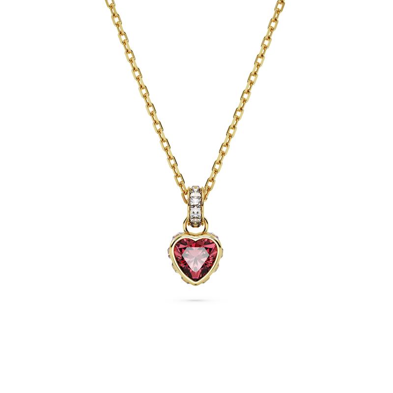 Swarovski女士精致优雅饰品 Chroma系列 红宝石质感轻奢项链 送女友礼物