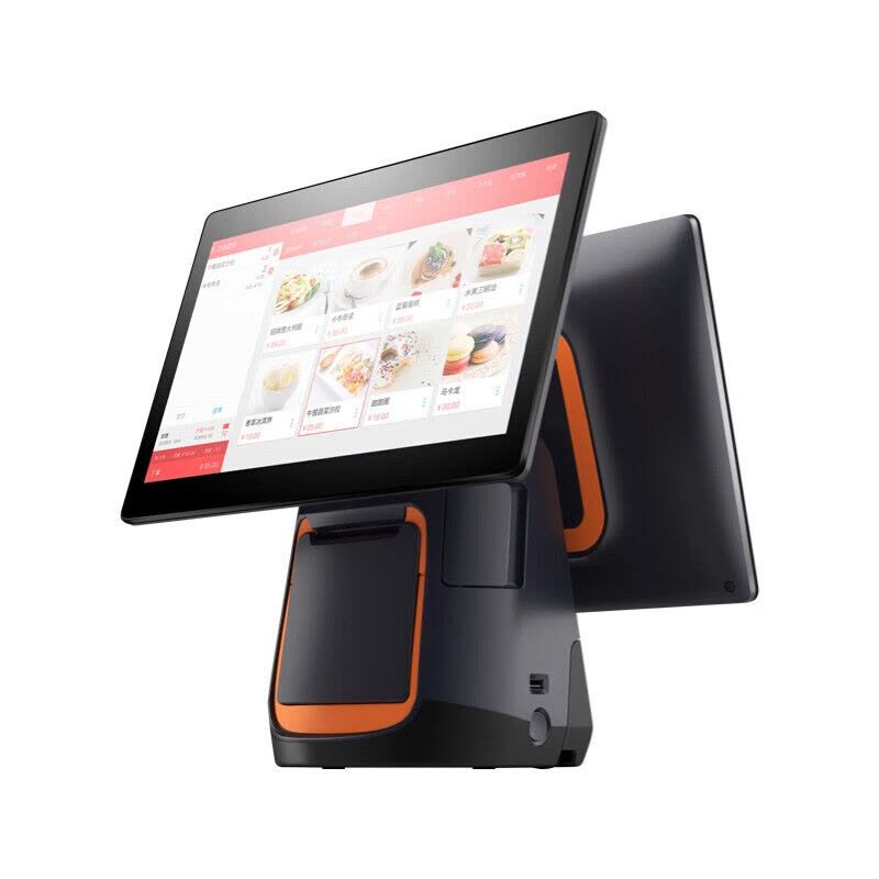 商米 T2 双屏 台式 收银机 (计价单位:台) 黑色图片
