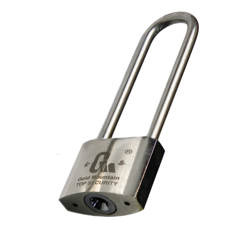 金岳 BXG40-12 不锈钢锁芯 32*40*20mm 不锈钢长梁挂锁(计价单位:个)银色高清大图