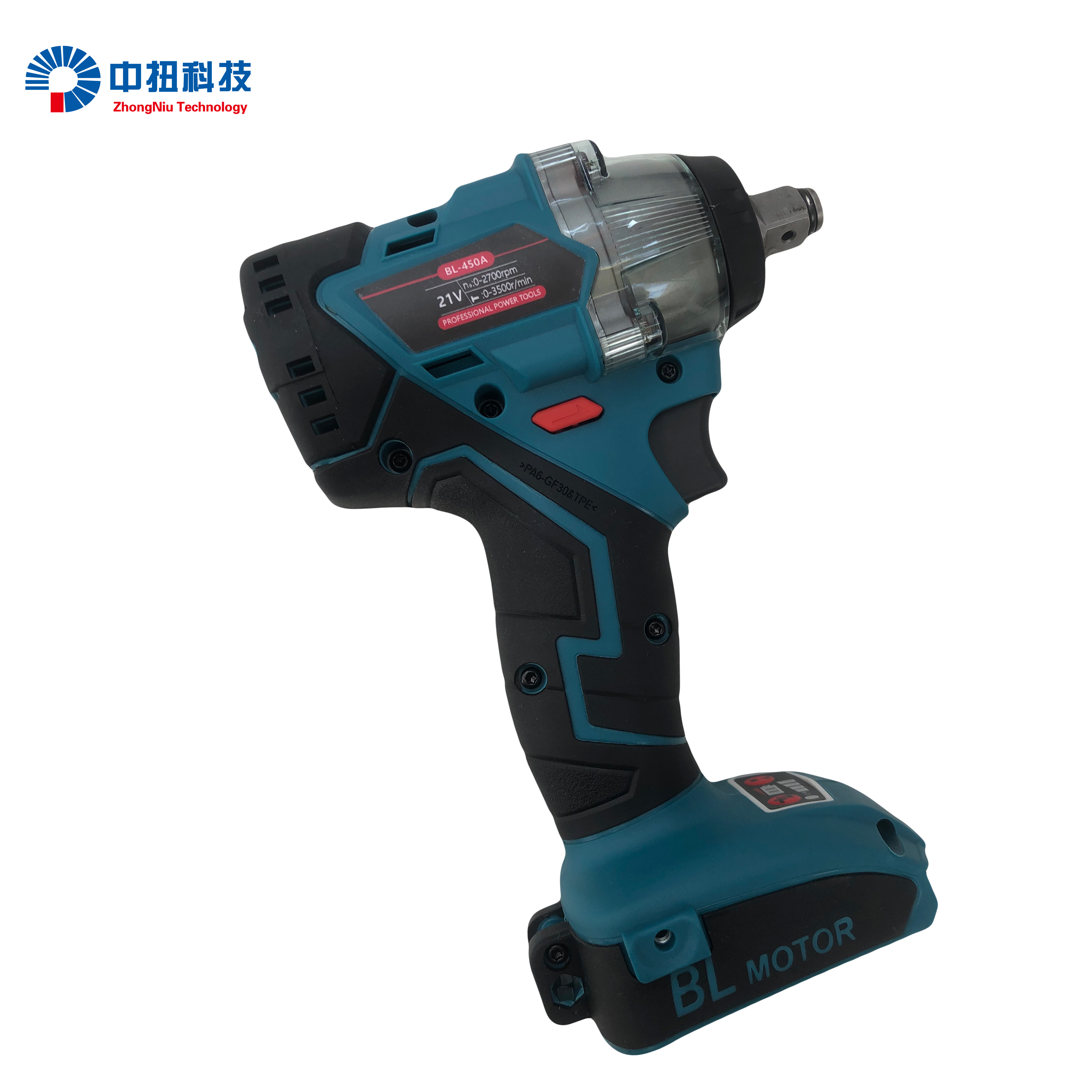 中扭科技充电式冲击套简板手 BL450A (4.0AH) /台高清大图