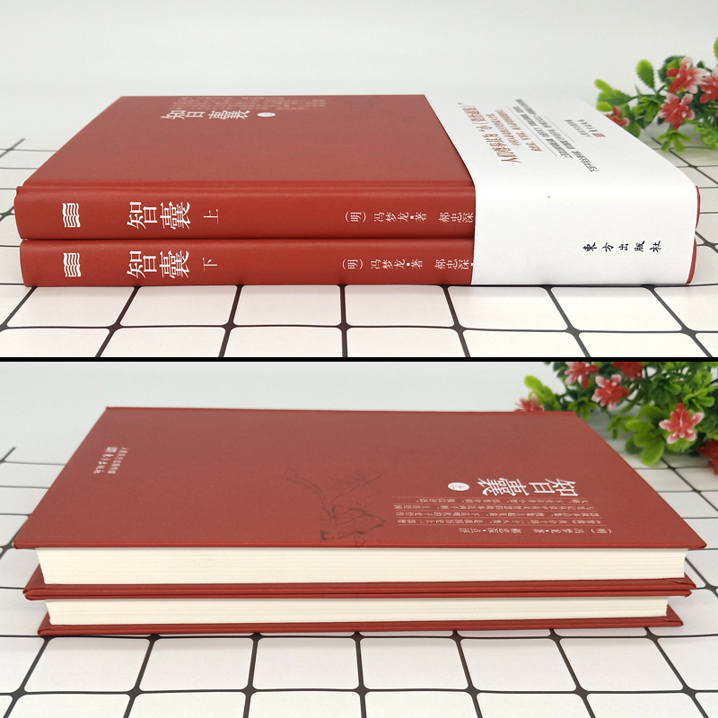 [正版]智囊全集上下册冯梦龙白话版文白对照全本全注全译完整版无删减古代智慧谋略全书中华智谋名人智慧故事政治军事商业智慧