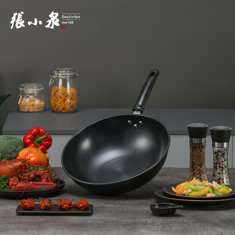 张小泉 东坡家黑金铁锅 内径32MM C30620100高清大图
