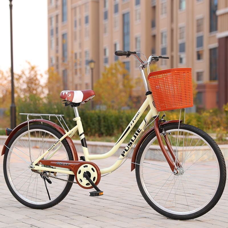 24寸26寸成人自行车男女士老年单车成人淑女通勤车视频