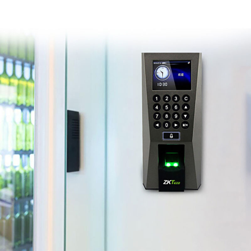 中控智慧考勤机指纹门禁一体机f18