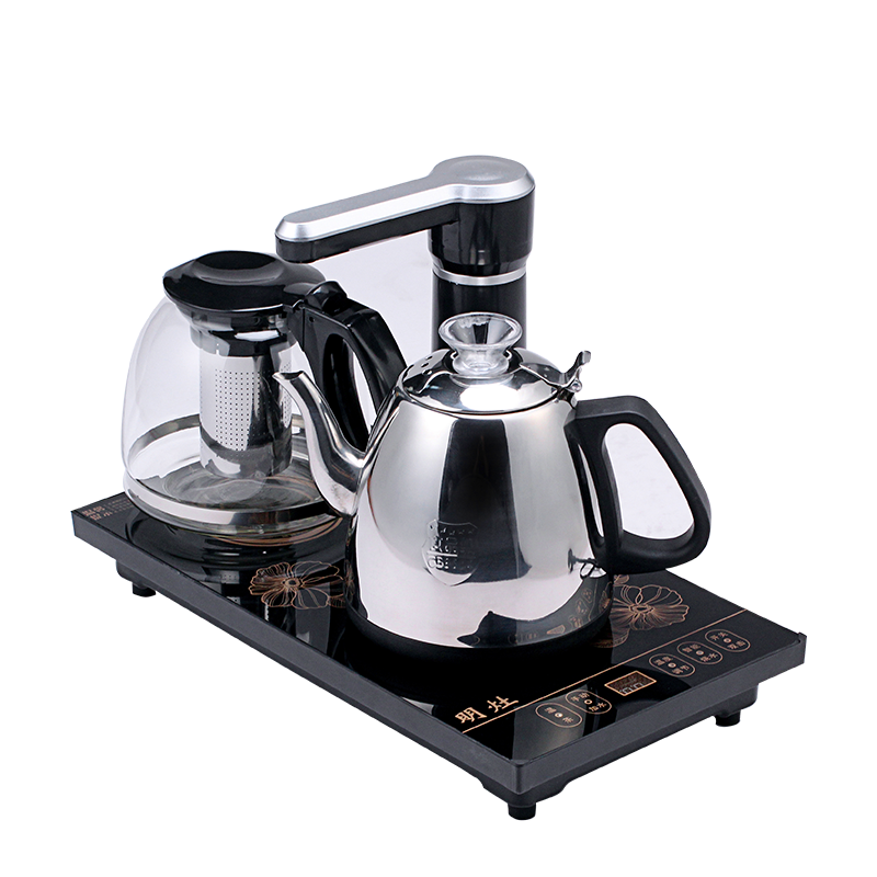 自动上水三合一智能自动上水壶电热壶电磁茶炉壶四合一功夫茶具套装烧