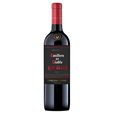 智利原瓶进口干红 Casillero del Diable 干露红魔鬼黑金珍藏干红葡萄酒750ml 单瓶