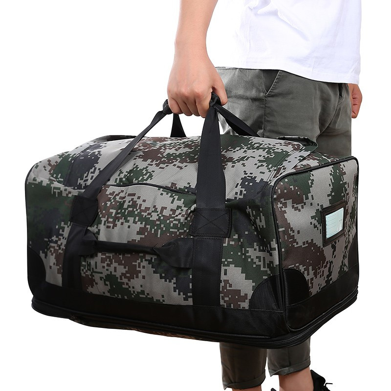 迷彩旅行包 背囊 后留包携行包大容量行李包便携战术背包 迷彩>