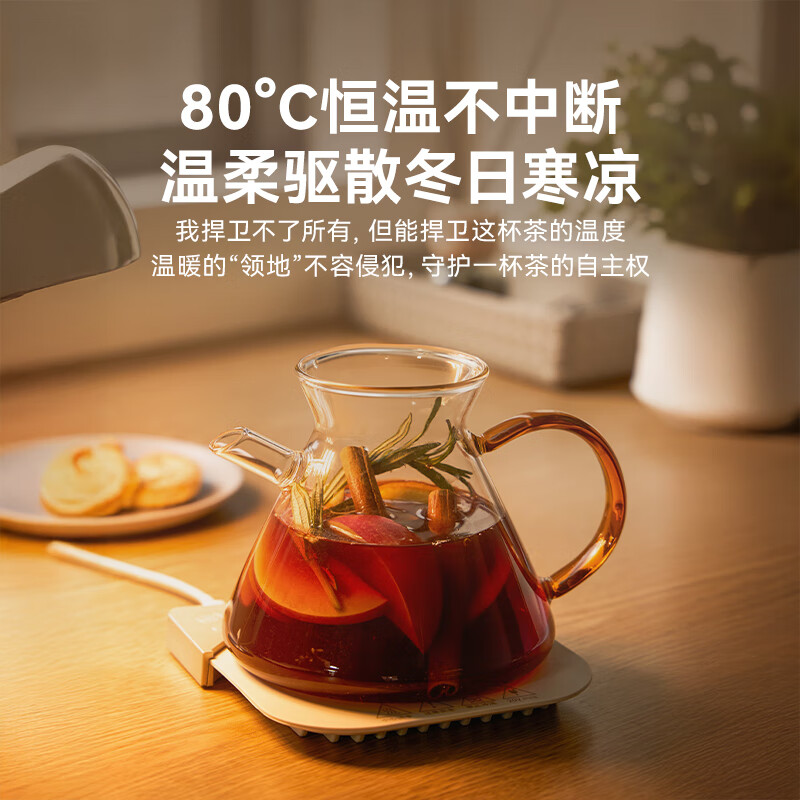 膳魔师(THERMOS)恒温加热杯垫保温杯垫+暖手宝EHA-5903A-G灰黑色高清大图