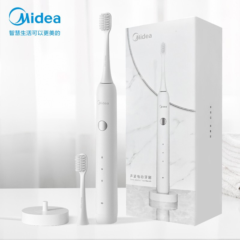 美的Midea MC-AJ0101 电动牙刷 冰川白