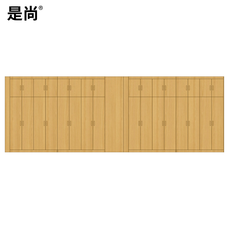 是尚 定制文件柜(进门右边柜) 825*2700*320mm 一个高清大图