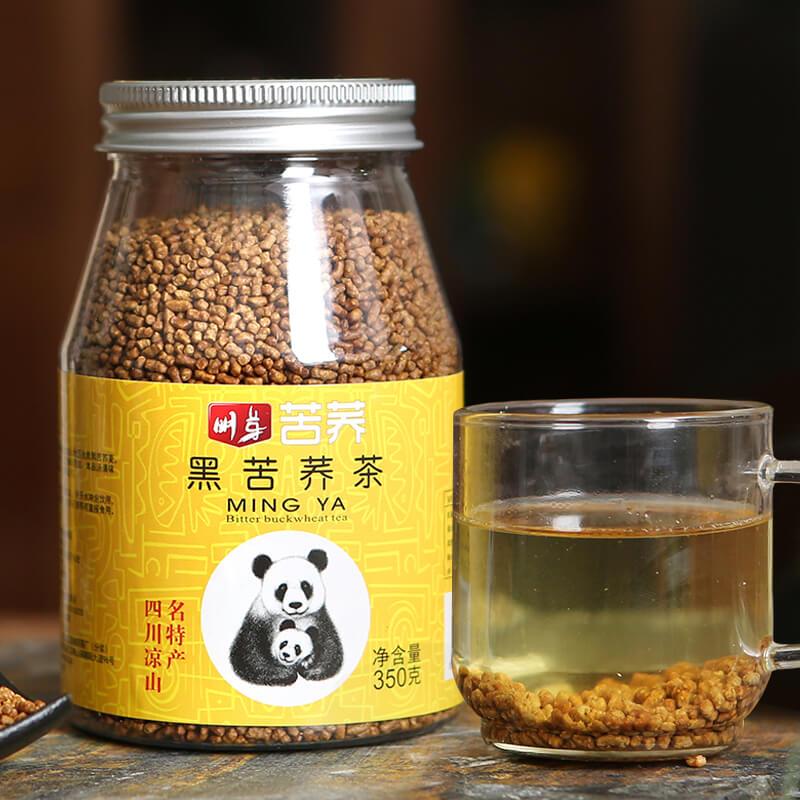 明芽苦荞茶四川大凉山特产全株苦荞麦花草茶花茶350g*2