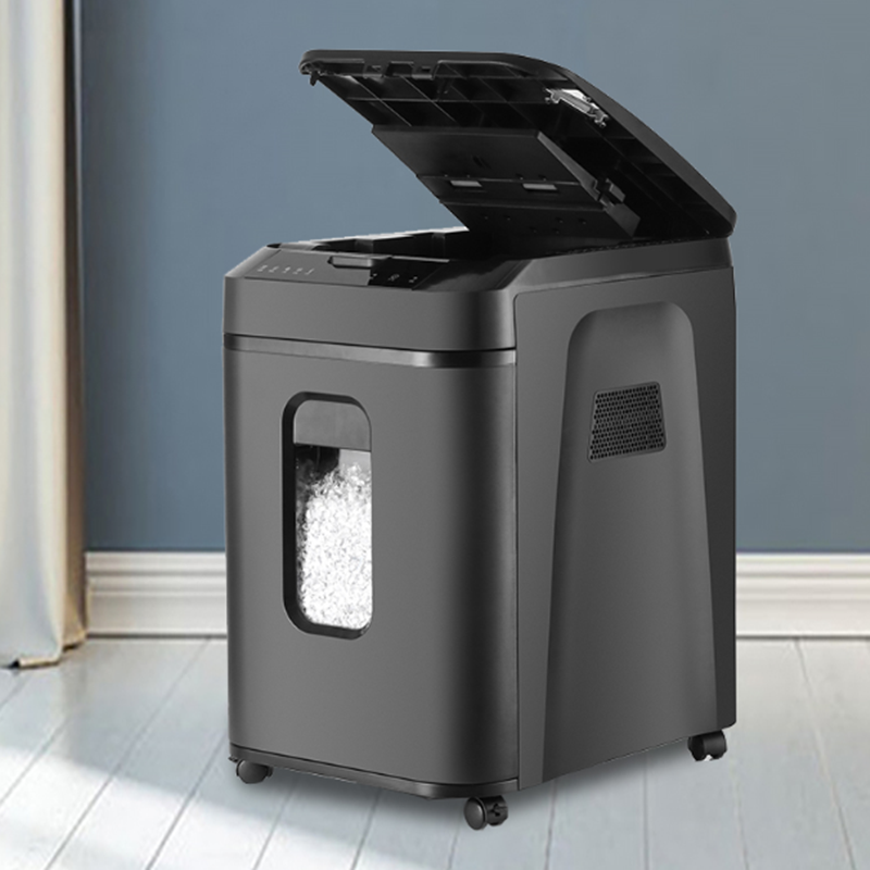 震旦 4级保密办公商用全自动碎纸机(自动200张 持续60分钟 32.2L 可碎卡、光盘) AS200CM高清大图