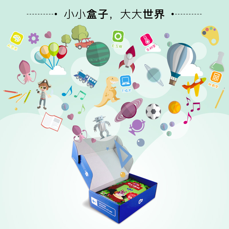 GFUN古堡迷影儿童科技手工制作环保材质玩具包 小学生科学实验箱玩具套装器材少儿益智5-12岁专业早教教具