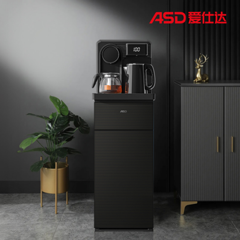 爱仕达1350W茶吧机黑色触控面板快速沸腾茶吧机 AW-CBJ802