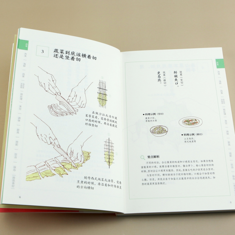 [正版] 料理解剖图鉴 漫画插图科学解说日本菜谱烹饪秘诀 食材搭配厨具使用保鲜生活美食图鉴笔记书籍