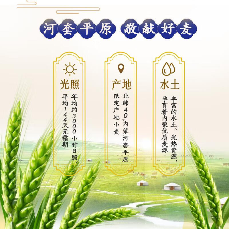 金龙鱼御品内蒙平原雪花粉1kg*5礼盒装高清大图