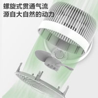 澳柯玛(AUCMA)空气循环扇KYT-19N08 三档风速 上下仰俯调节 低噪循环摇头送风 加长电源线转页扇电风扇台扇