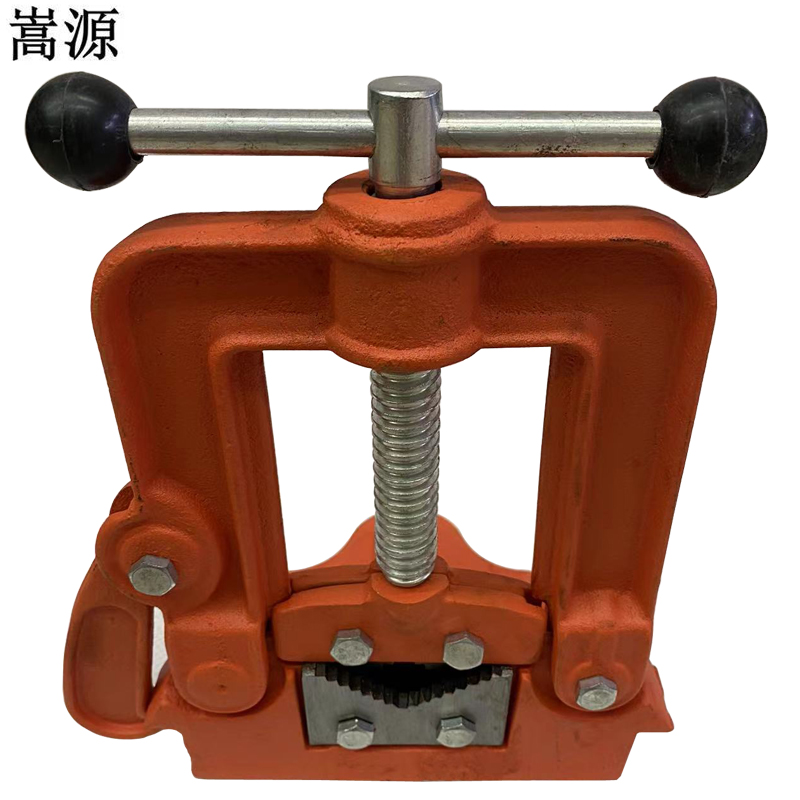 嵩源管子台虎钳 压力台钳 重型管子压力钳 龙门钳 夹管钳 15-100mm 个