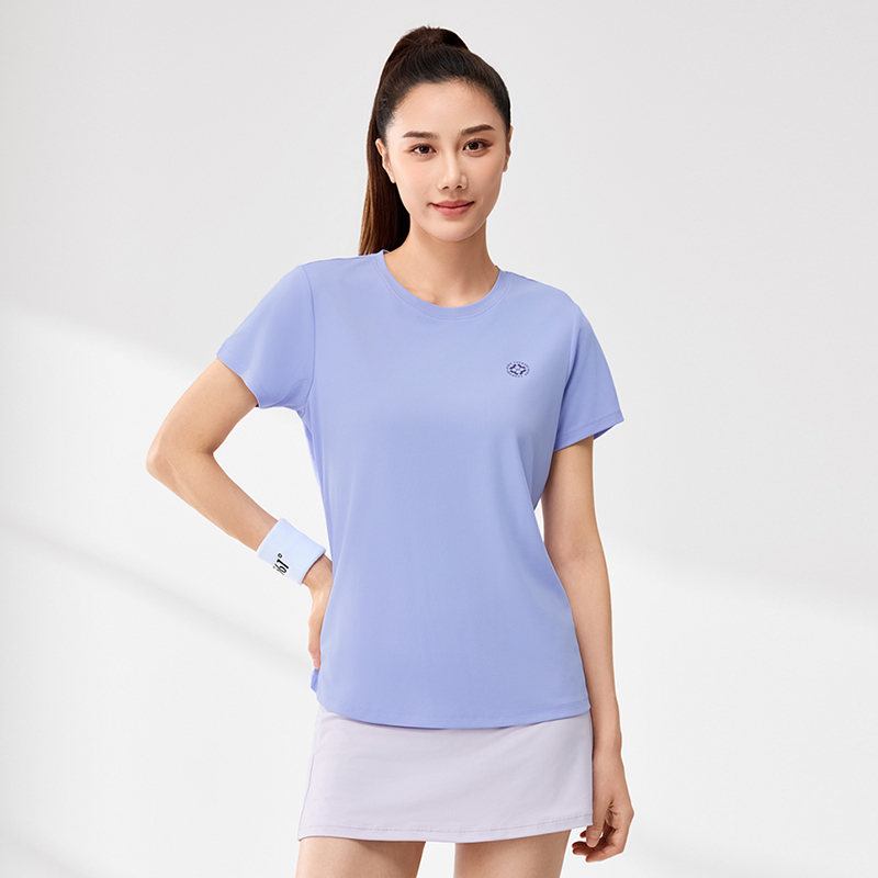 361°运动t恤女款夏季透气速干衣半袖短T女士瑜伽健身跑步短袖662524119V