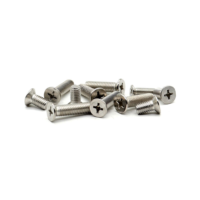班特勒不锈钢十字槽沉头螺钉 M6×16mm A2-70级高清大图