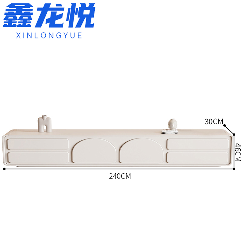 鑫龙悦电视柜2.4米个高清大图