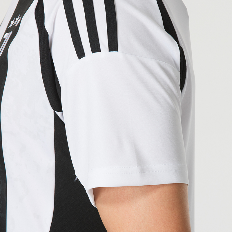 Adidas阿迪达斯男装新款球迷版比赛服条纹球衣运动T恤IS8002 ZP