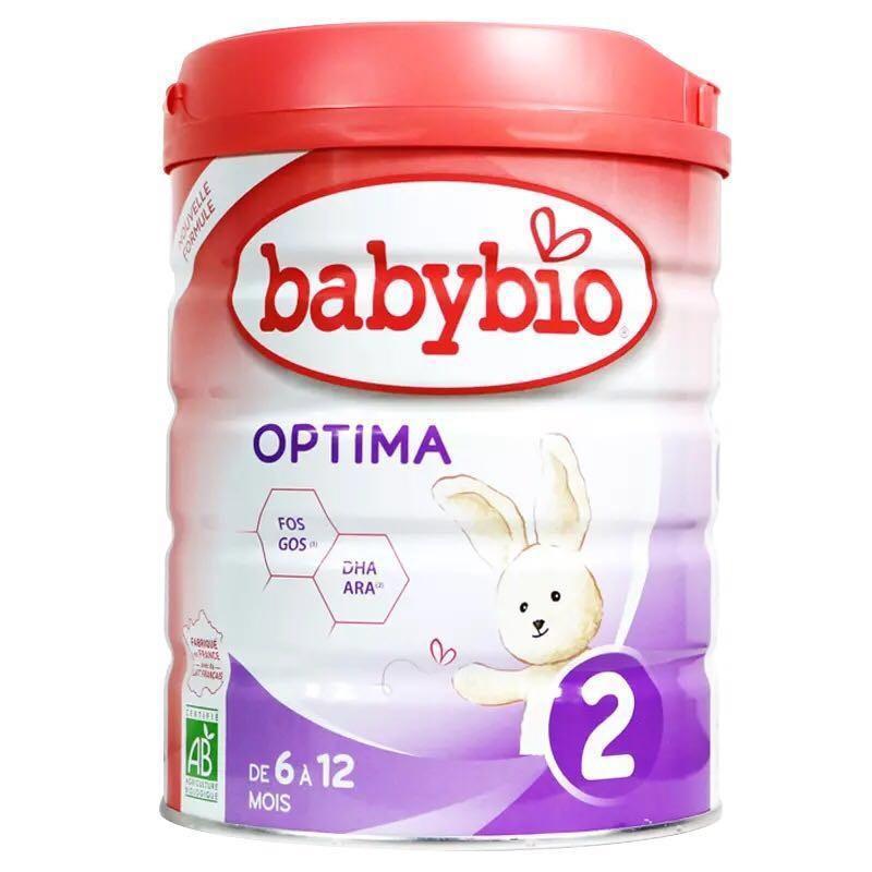 原装进口法国伴宝乐babybio近母乳配方2段牛奶粉612个月800g