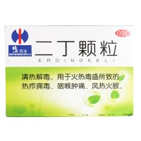 修正药业 二丁颗粒12袋 清热咽喉肿痛热疖痈毒药