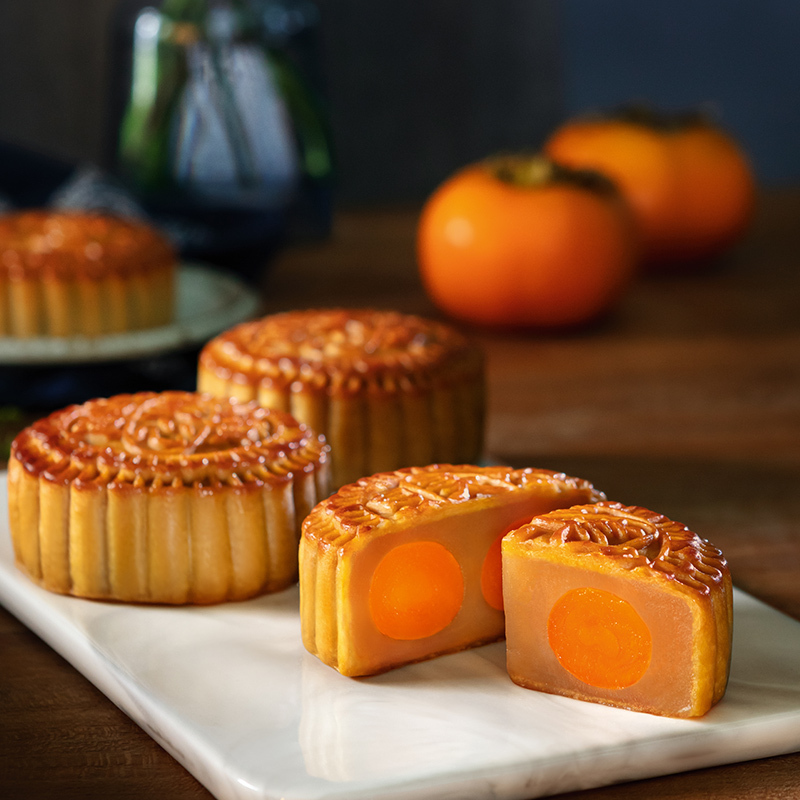 中国香港美心双黄白莲蓉月饼740克