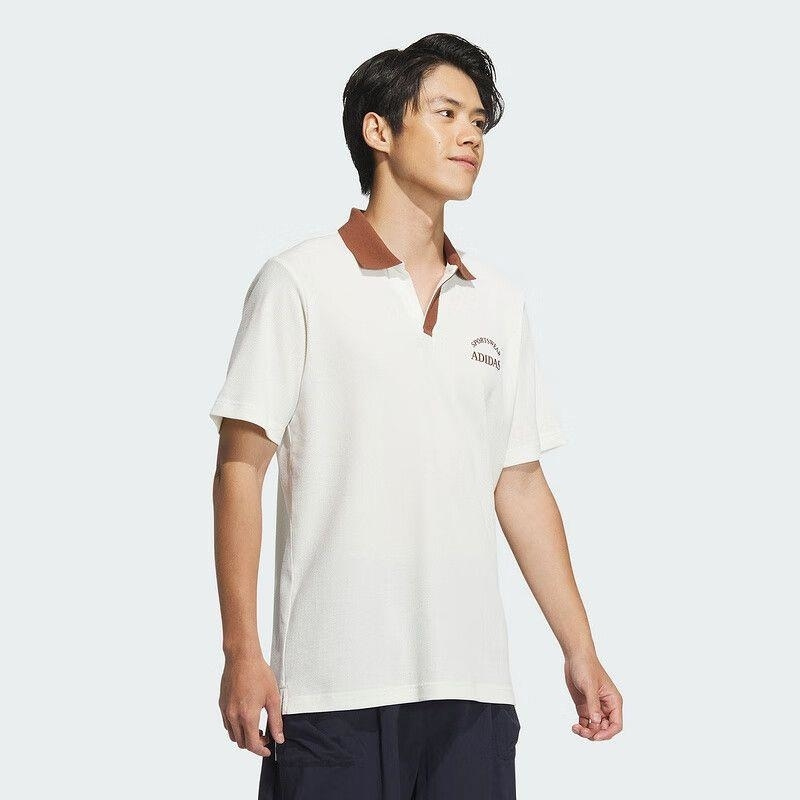 adidas/阿迪达斯短袖男子POLO衫运动休闲T恤 JD0333 C