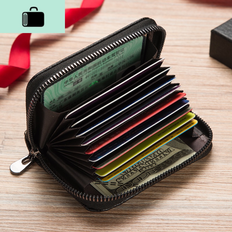 小钱包零钱包 多层卡包男士防消磁防盗刷卡套女式超薄小巧卡夹NEW LAKE高清大图