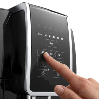 德龙(DeLonghi)全自动咖啡机家用商用办公室用 欧洲进口咖啡机现磨意美式意式咖啡触屏 D3T Pro 黑色