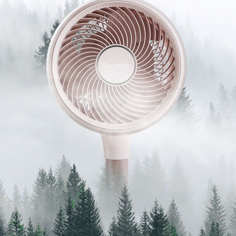 艾美特(Airmate)空气循环扇电风扇家用落地扇32档直流变频定时办公室风扇卧室客厅粉红色FA23-RD66-1高清大图